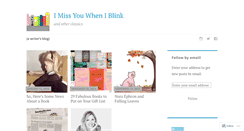 Desktop Screenshot of imissyouwheniblink.com